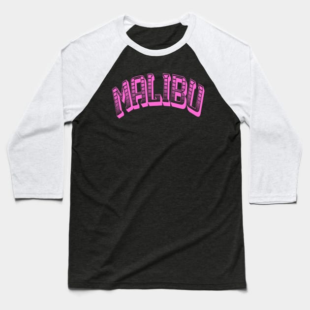 Malibu Baseball T-Shirt by yayor